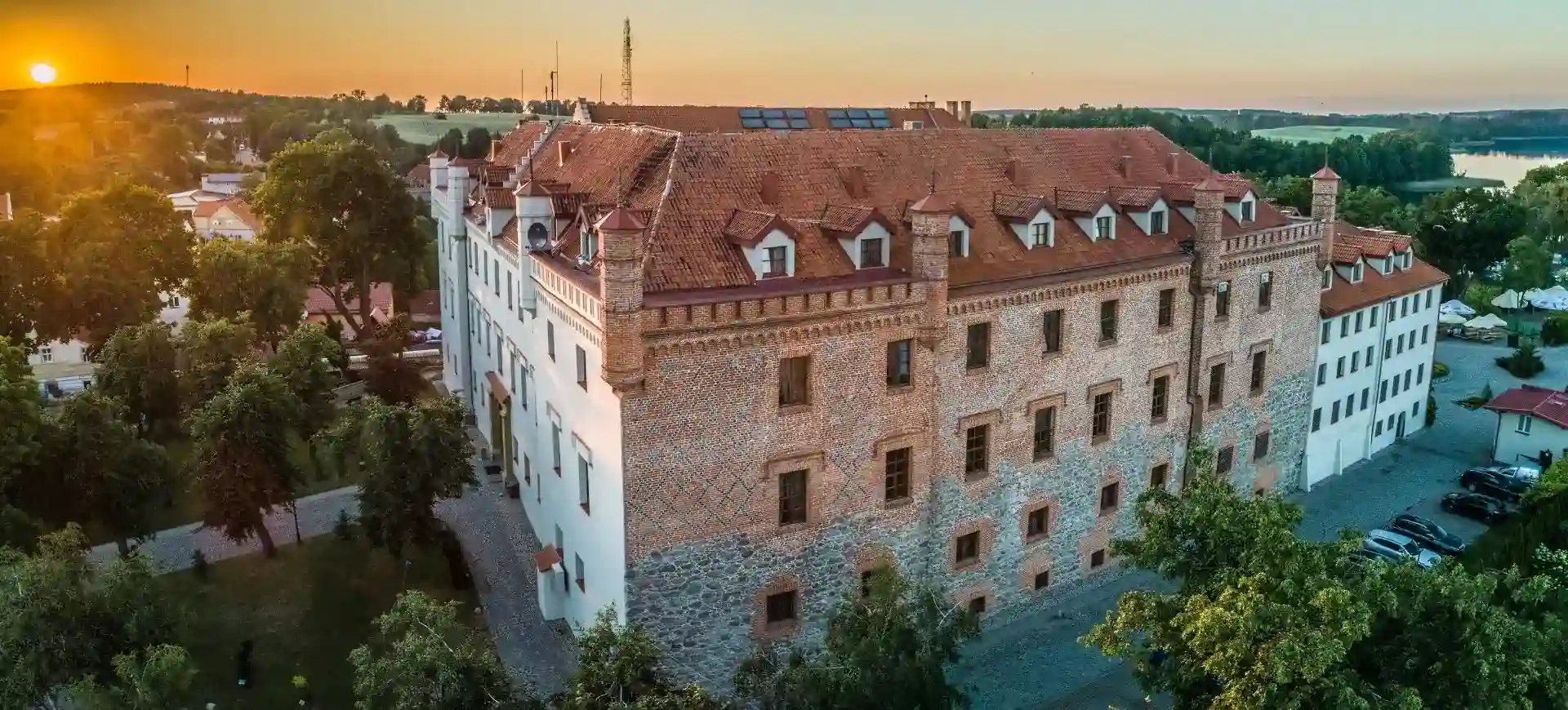 Vista dell'Hotel Zamek Ryn